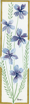 Blue five petal wildflower
