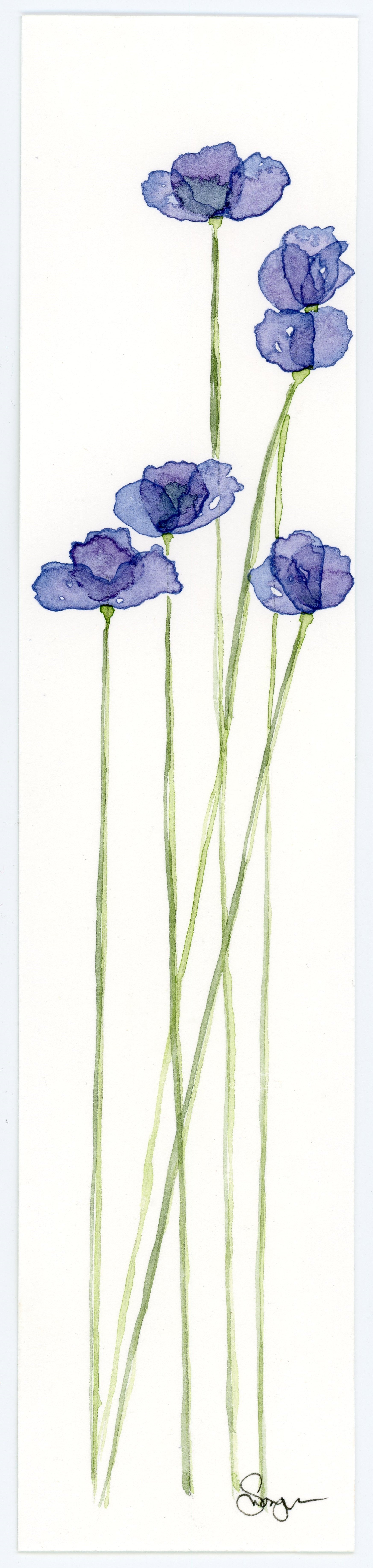 Indigo wildflowers